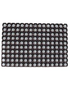 ZERBINO NIDO APE MODULARE COMPOS GOMMA NERA CM 50X100