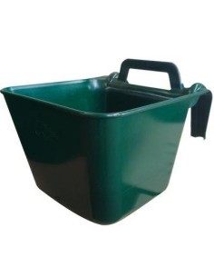 MANGIATOIA CAVALLI STACCIONATA PORTATILE PLASTICA CM 40X30 H.CM 25