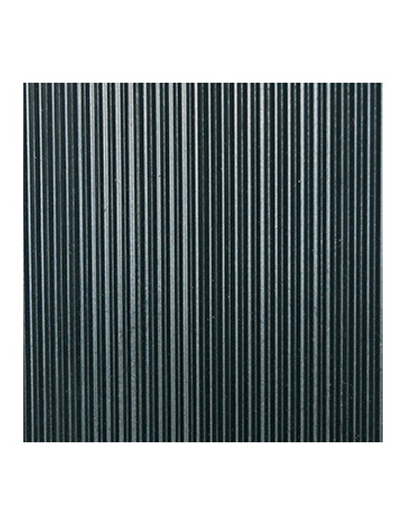 COPRI PAVIMENTO GOMMA MILLERIGHE NERO MM 3,0 H.CM 125 MT 15