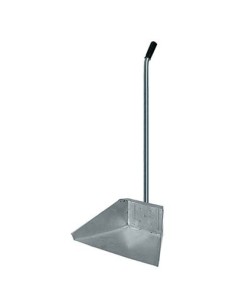 ALZA IMMONDIZIA ACCIAIO + MANICO DOMUS ZINCATO CM 34X25 H.CM 76