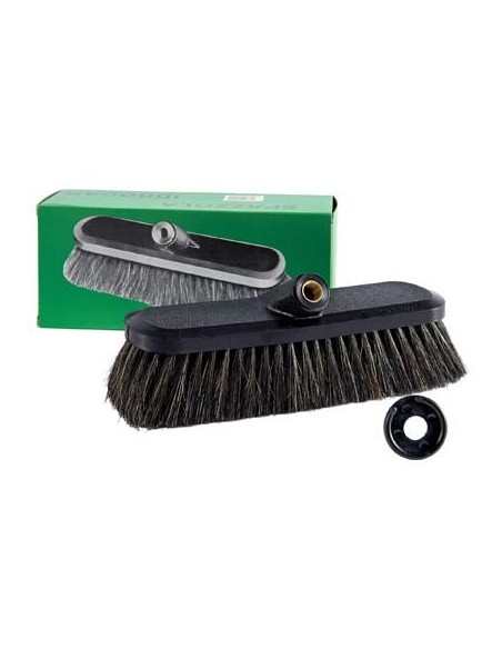 SPAZZOLA LAVAGGIO AUTO IDROCAR SETOLE SINTETICHE ATTACCO FILETTATO