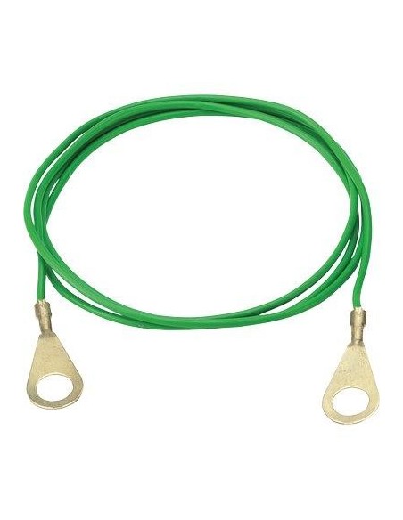 CAVO MASSA A TERRA X ELETTRORECINZIONE KERBL CM 100 + OCCHIELLO D MM 8 PEZZI 2