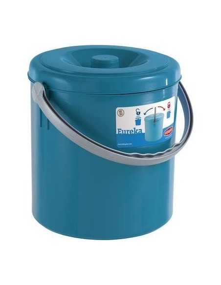 PATTUMIERA IMMONDIZIA EUREKA STEFANPLAST PALACE BLUE LT 20 CM 30 H.CM 31