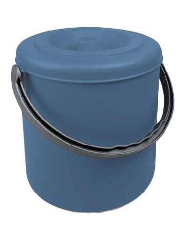 PATTUMIERA IMMONDIZIA EUREKA STEFANPLAST PALACE BLUE LT 15 CM 27 H.CM 29