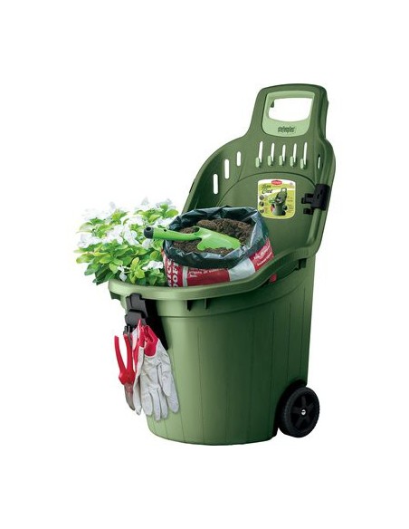 CARRIOLA MULTIUSO HELPY CART VERDE LT 50 CM 60X53 H.CM 88