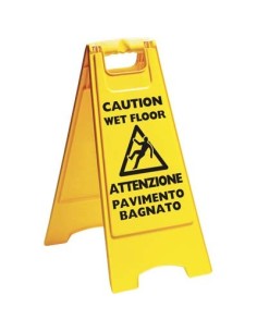 SEGNALE ATTENZIONE PAVIMENTO BAGNATO APEX PP CM 31 H.CM 67