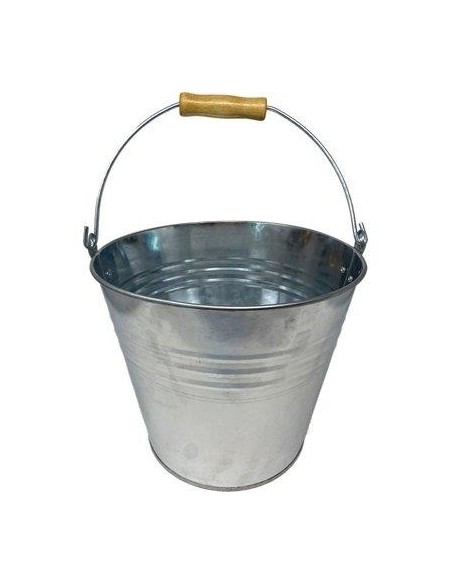 SECCHIO ACCIAIO GALVANIZZATO DOMUS LT 12 CM 29X21 H.CM 26