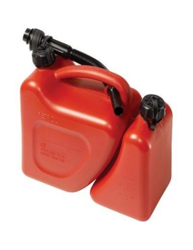 TANICA CARBURANTE DOPPIO USO PP ROSSO LT 5+2