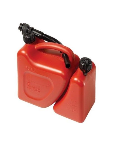 TANICA CARBURANTE DOPPIO USO PP ROSSO LT 5+2