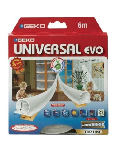 PARAFREDDO GEKO UNIVERSAL EVO TERMOPLASTICO BIANCO H. MM 1/7 MT 6