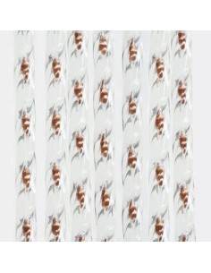 TENDINA PRONTA LUX 148 FILI PVC RITORTO MARRONE CM 120 H.CM 240