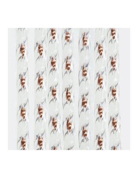 TENDINA PRONTA LUX 148 FILI PVC RITORTO MARRONE CM 120 H.CM 240