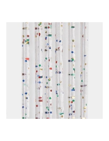 TENDINA PRONTA LUXOR 144 FILI PVC LISCIO MULTICOLOR GLITTERATO CM 120 H.CM 240