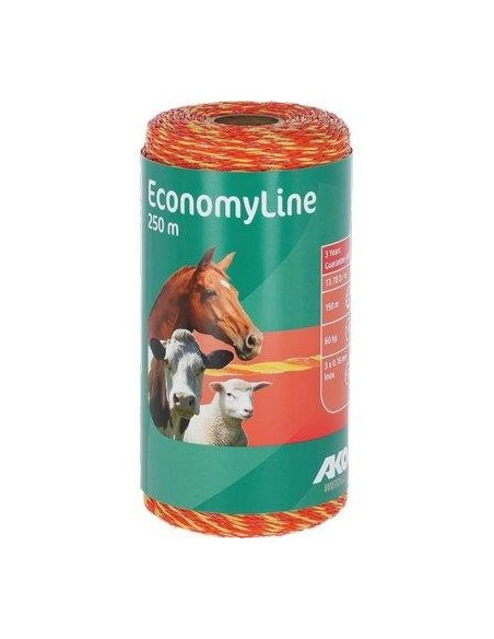 CORDA ELETTRORECINZIONE AKO KERBL FILI ACCIAIO 3 MM 3 MT 250