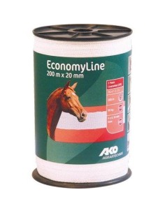 FETTUCCIA ELETTRORECINZIONE AKO KERBL FILI ACCIAIO INOX 4 MM 20 MT 200