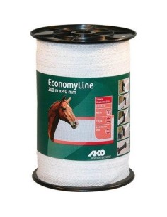 FETTUCCIA ELETTRORECINZIONE AKO KERBL FILI ACCIAIO INOX 8 MM 40 MT 200