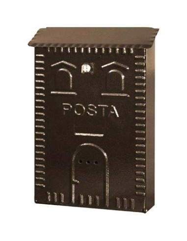 CASSETTA POSTA CASETTA 702 ACCIAIO VERN NERO/RAME MM 250X80 H.MM 380