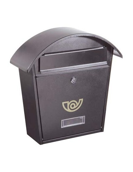 CASSETTA POSTA CHALET ALUBOX ACCIAIO VERN GRIGIO MM 360X100 H.MM 370