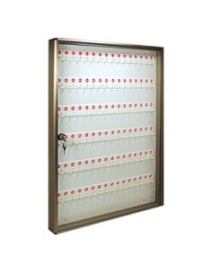 BACHECA PORTA CHIAVI ALUBOX ALLUMINIO BRONZATO CHIAVI 96 MM 550X50 H.MM 730