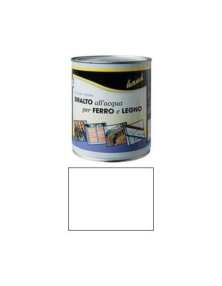 SMALTO ACQUA HAND BIANCO LUCIDO RAL 9010 ML 750