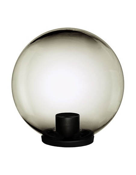 LAMPIONE GLOBO FUME CM 25 VOLT 230 MAX WATT  60 E27