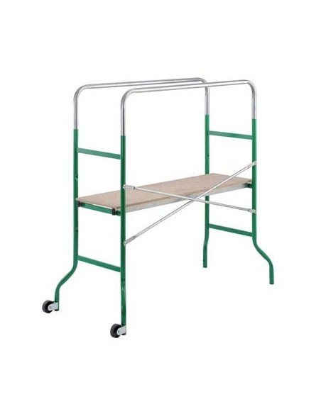 TRABATTELLO KREO SUPERMINI GIERRE ACCIAIO VERN /LEGNO CM 144X62 H.CM 106/142