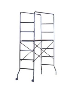 TRABATTELLO SUPERTRIO MARCHETTI ACCIAIO ZINCATO CM 169X65 H.CM 162/218