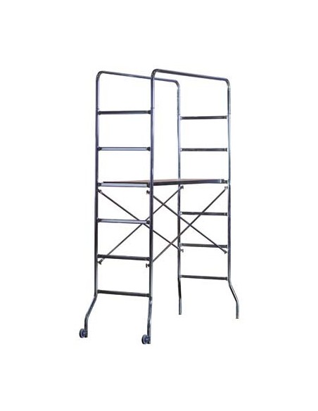 TRABATTELLO SUPERTRIO MARCHETTI ACCIAIO ZINCATO CM 169X65 H.CM 162/218