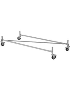 BASE TRABATTELLO GRIM EU 75 50045 MARCHETTI ACCIAIO ZINC CM 165X75 + 4 RUOTE