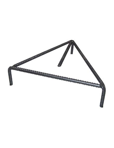 TREPPIEDE CALDARA TRIANGOLARE ACCIAIO CM 24