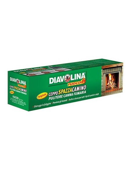 ANTIFULIGGINE SPAZZACAMINO CEPPO DIAVOLINA FUOCO