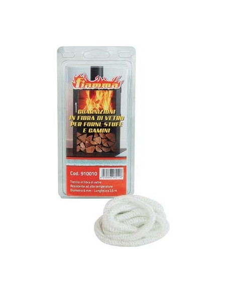 GUARNIZIONE TRECCIA X STUFA FIAMMA MM 10 MT 2,5