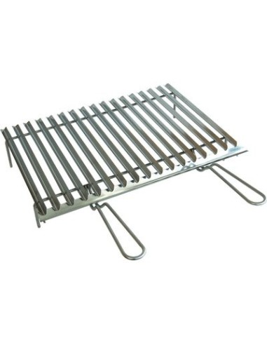 GRATICOLA BARBECUE RECUPERO GRASSO OMPAGRILL INOX MANICI 2 CM 60X40