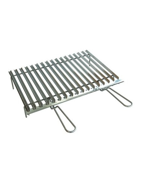GRATICOLA BARBECUE RECUPERO GRASSO OMPAGRILL INOX MANICI 2 CM 80X45