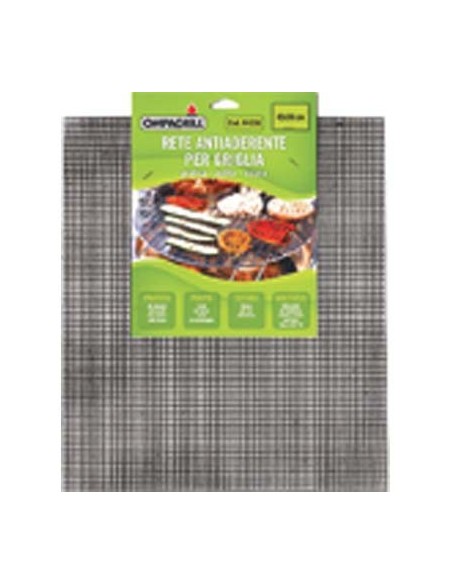 RETE ANTIADERENTE GRATICOLA BARBECUE OMPAGRILL CM 42X36
