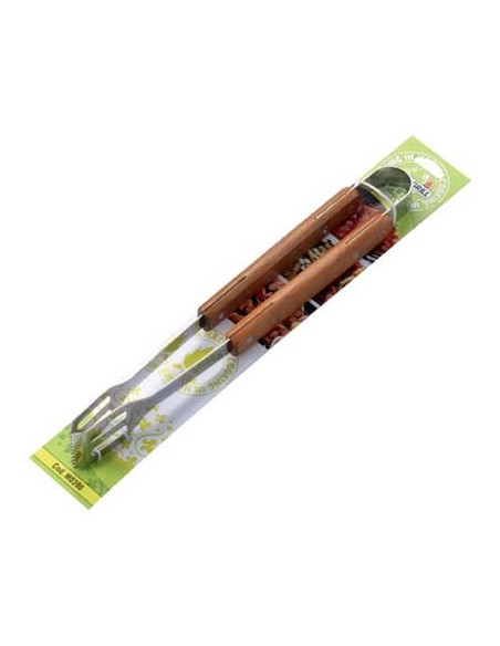 PINZA BARBECUE M0390 OMPAGRILL INOX/LEGNO CM 39