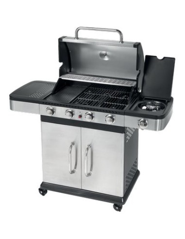 BARBECUE GAS INDIANAPOLIS 5 TITANIUM OMPAGRILL FUOCHI 5 CM 132X60 H.CM 138