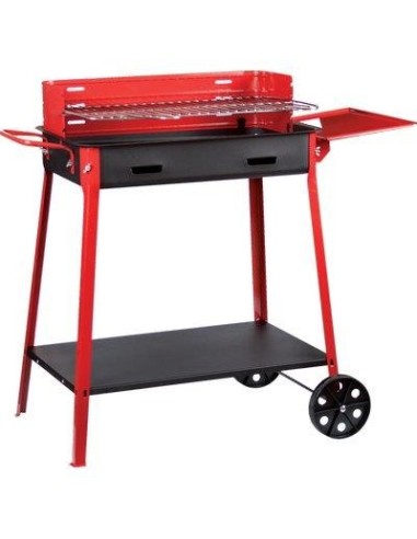 BARBECUE CARBONELLA MAXI + RUOTE FD CM 60X40 H.CM 85