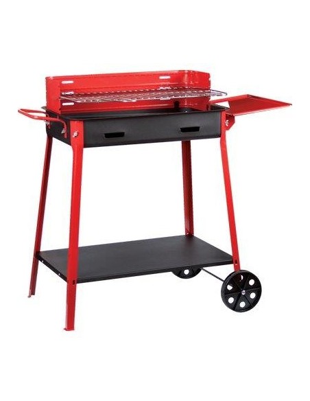 BARBECUE CARBONELLA MAXI + RUOTE FD CM 60X40 H.CM 85