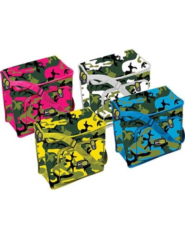 BORSA TERMICA CAMOUFLAGE 20 GIOSTYLE LT 20 CM 35X21X30 COLORI MIX