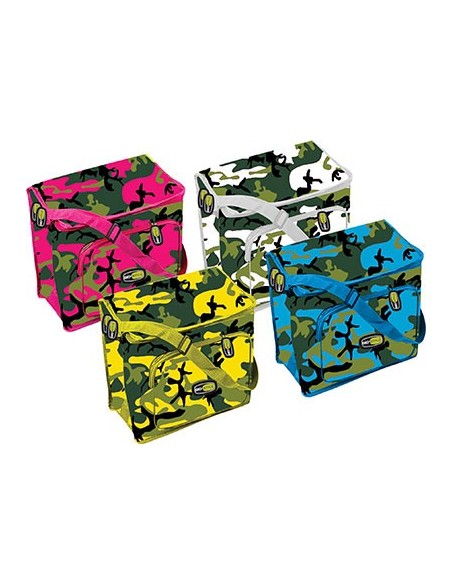 BORSA TERMICA CAMOUFLAGE 20 GIOSTYLE LT 20 CM 35X21X30 COLORI MIX