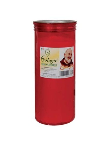 CERO VOTIVO ROSSO T.80K MM 80X210 GR 350