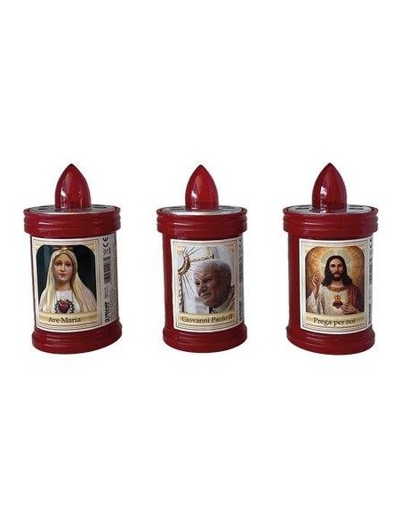 LUMINO VOTIVO ROSSO MM 60X100 DURATA GG 60