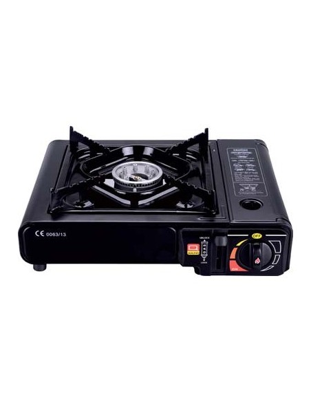 FORNELLO GAS A CARTUCCIA BISTRO EFFE ACCIAIO VERNICIATO BRUCIATORE 1 KW 2,2