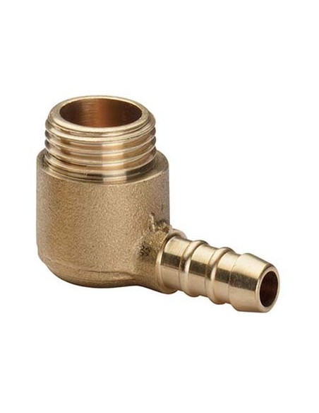 PORTAGOMMA GPL 90° FILETTO MASCHIO OTTONE MM 10 1/2M