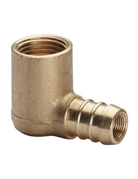 PORTAGOMMA METANO 90° FILETTO FEMMINA OTTONE MM 14 1/2F