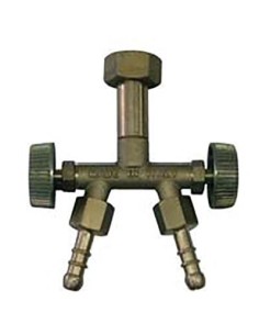 CROCIERA GPL 3 VIE + DADO BOMBOLA + RUBINETTI OTTONE MM 10