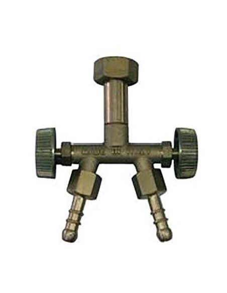 CROCIERA GPL 3 VIE + DADO BOMBOLA + RUBINETTI OTTONE MM 10