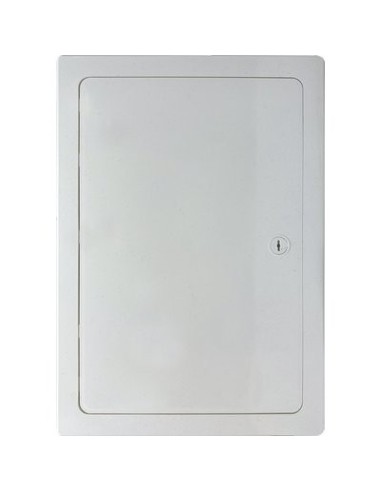 SPORTELLO CONTATORE GAS ACQUA ABS BIANCO CM 31X46 CHIUSURE 2