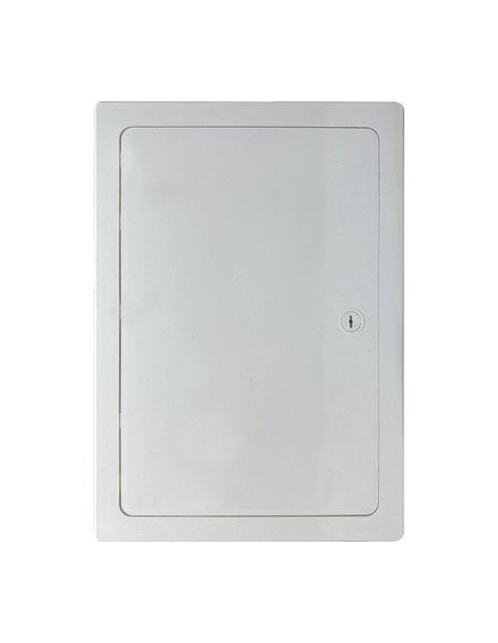 SPORTELLO CONTATORE GAS ACQUA ABS BIANCO CM 31X46 CHIUSURE 2